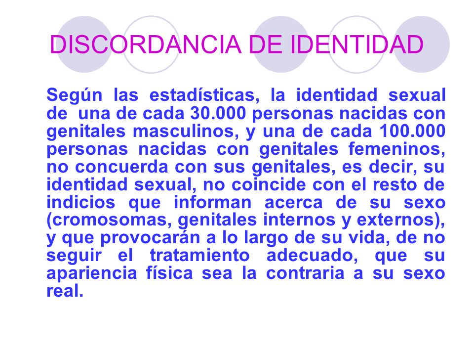 DISCORDANCIA DE IDENTIDAD