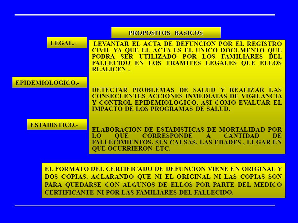 PROPOSITOS BASICOS LEGAL.-