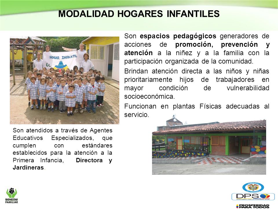 MODALIDAD HOGARES INFANTILES