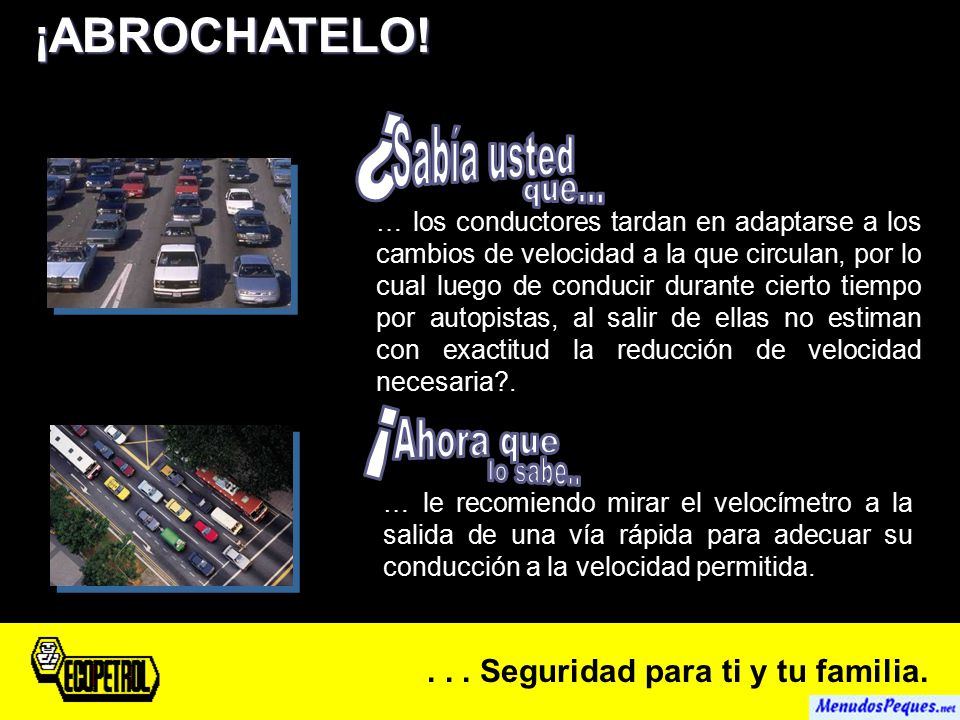 ¿ Sabía usted que... ¡ Ahora que lo sabe..