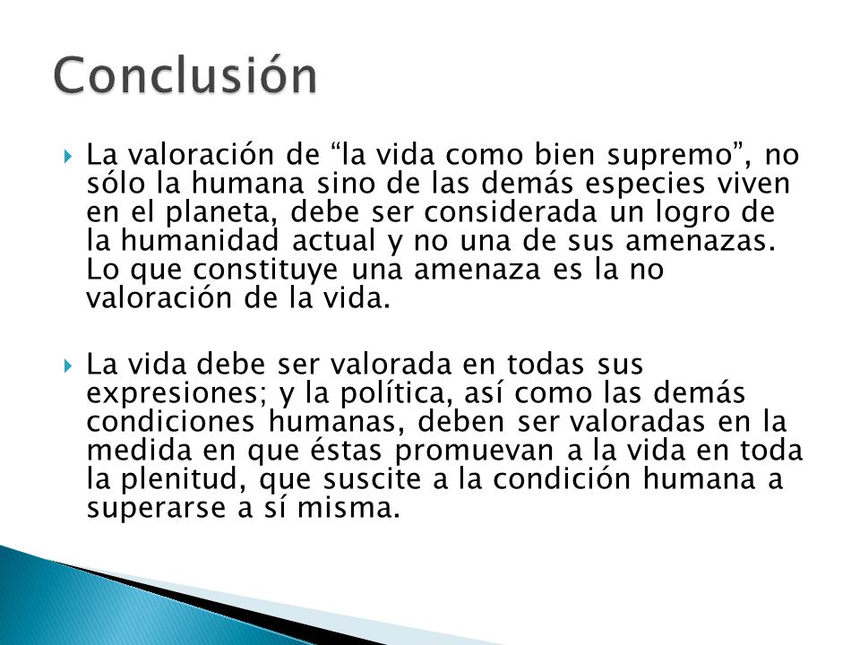 Conclusión