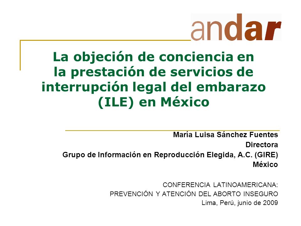 La objeción de conciencia en la prestación de servicios de interrupción legal del embarazo (ILE) en México