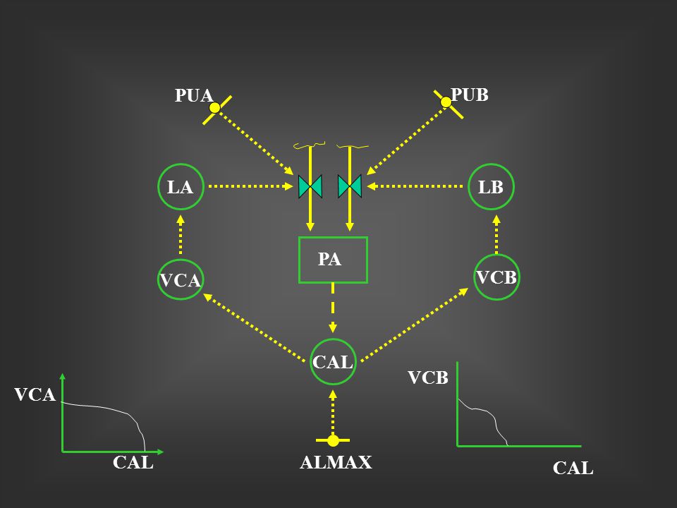 PUA PUB LA LB PA VCB VCA CAL VCB VCA CAL ALMAX CAL