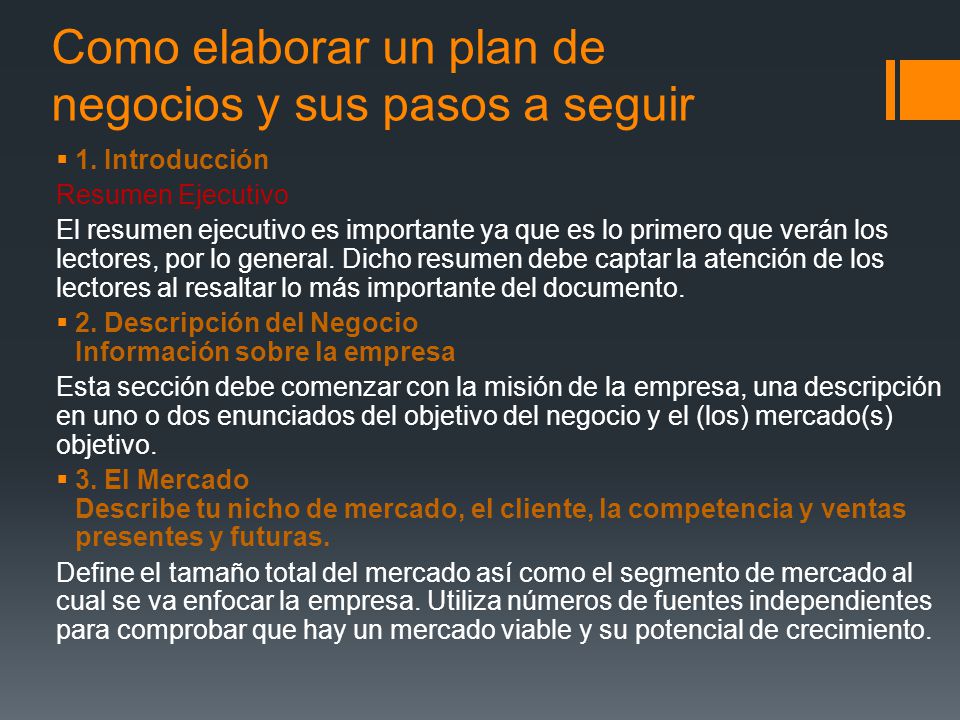 Como elaborar un plan de negocios y sus pasos a seguir