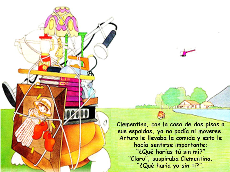 Arturo le llevaba la comida y esto le hacía sentirse importante: