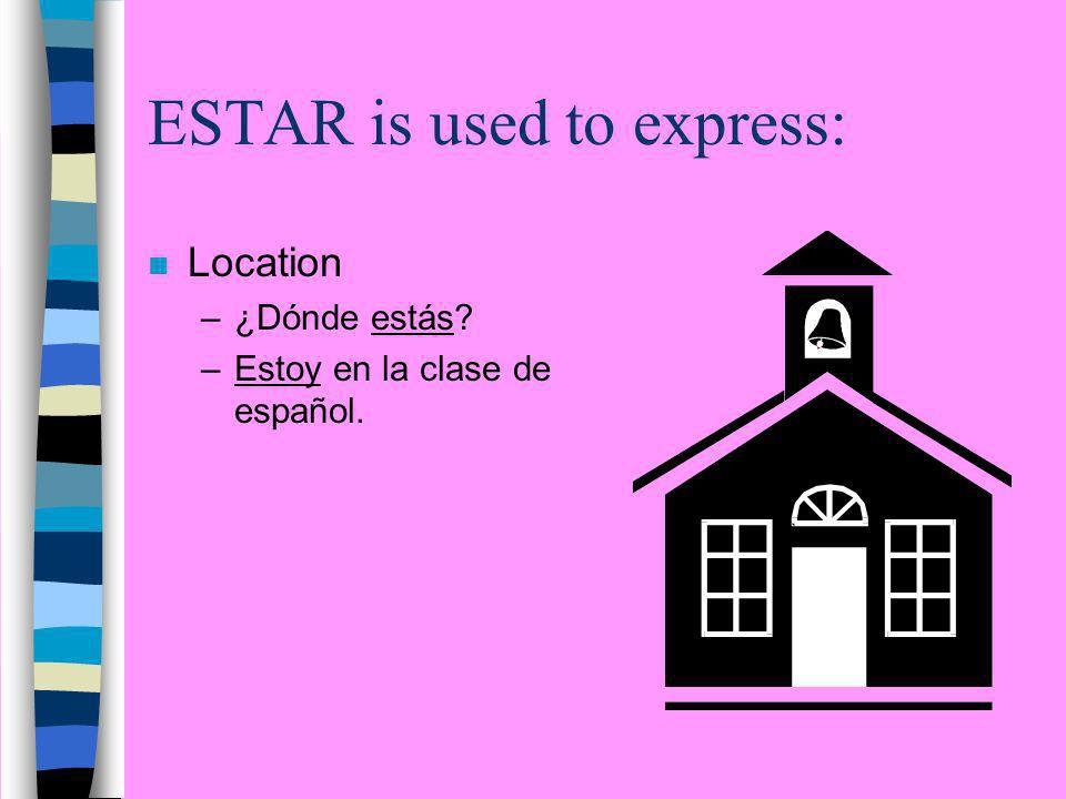 ESTAR is used to express: