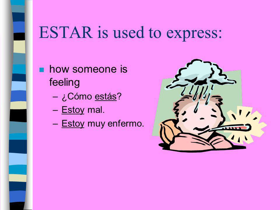 ESTAR is used to express: