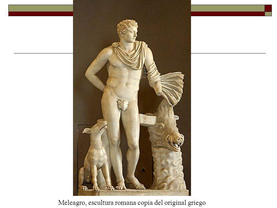 Meleagro, escultura romana copia del original griego