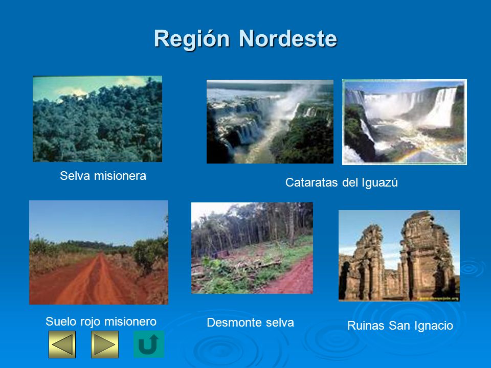 Región Nordeste Selva misionera Cataratas del Iguazú