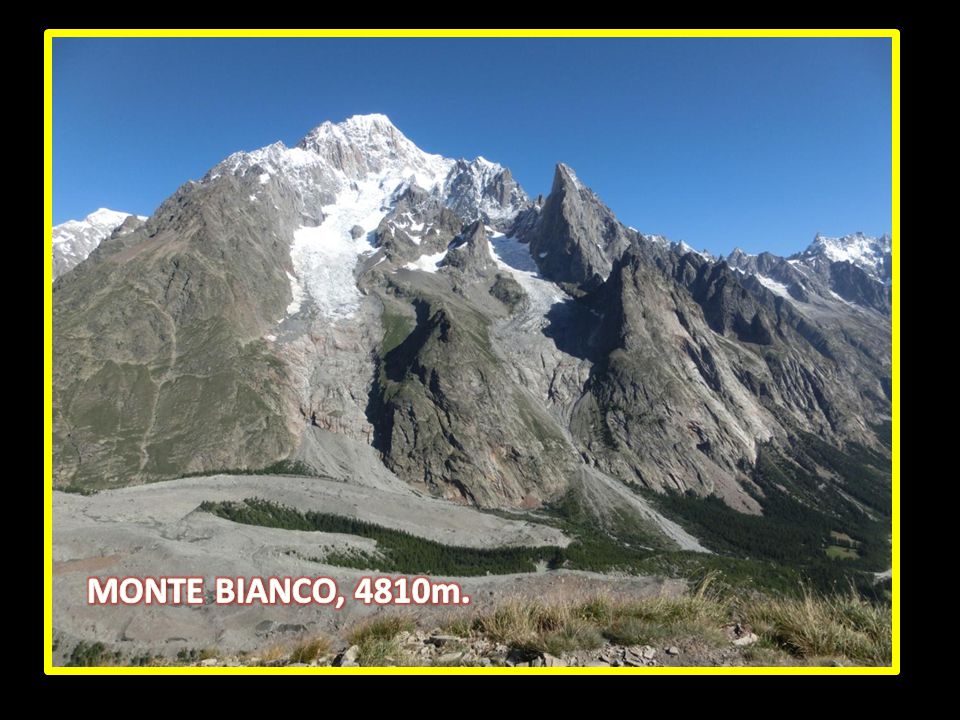 MONTE BIANCO, 4810m.