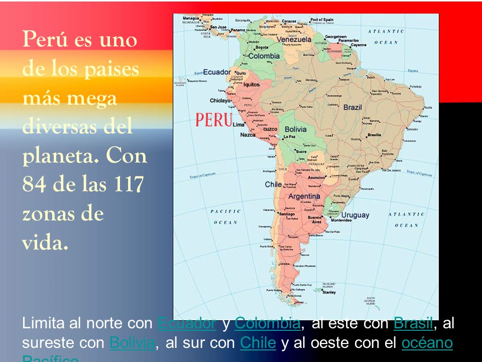 Perú es uno de los paises más mega diversas del planeta