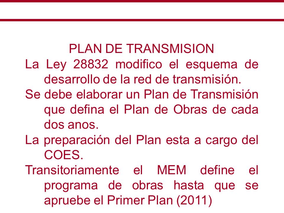 Los proyectos del Plan se otorgan en Concesión mediante subasta pública internacional.