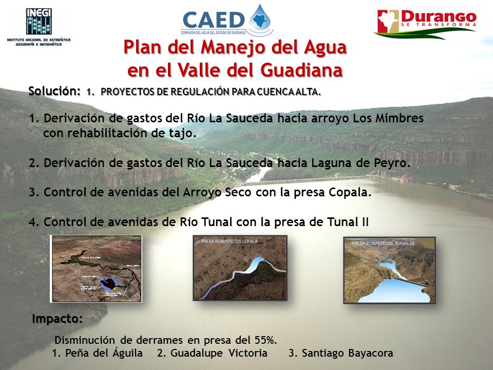 Plan del Manejo del Agua en el Valle del Guadiana
