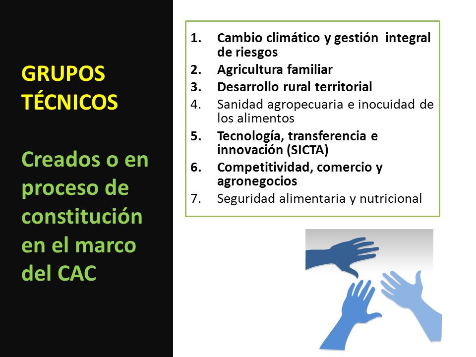 Creados o en proceso de constitución en el marco del CAC