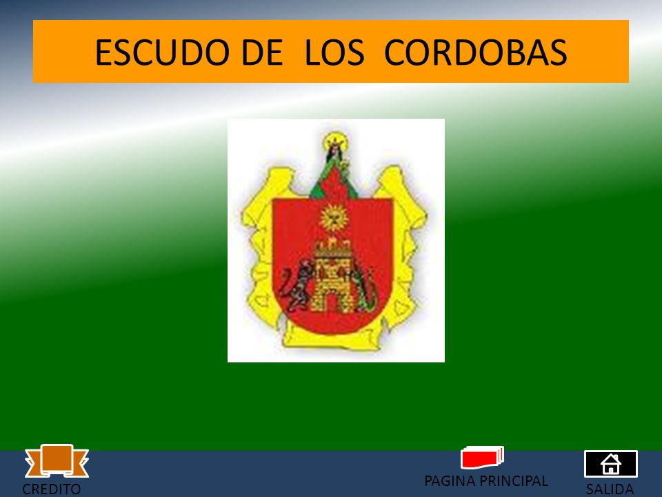 ESCUDO DE LOS CORDOBAS PAGINA PRINCIPAL CREDITO SALIDA