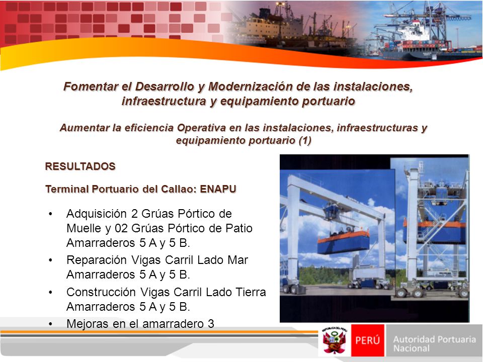Reparación Vigas Carril Lado Mar Amarraderos 5 A y 5 B.