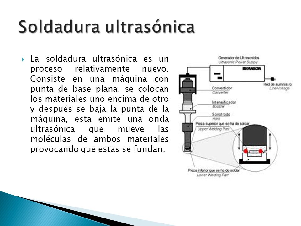 Soldadura ultrasónica