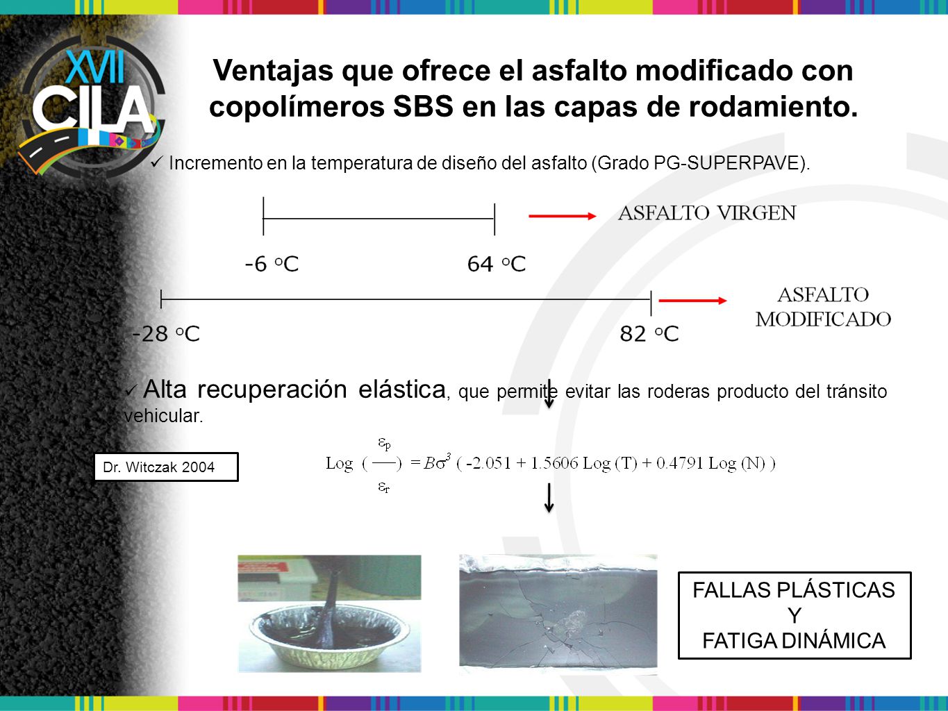 Ventajas que ofrece el asfalto modificado con copolímeros SBS en las capas de rodamiento.