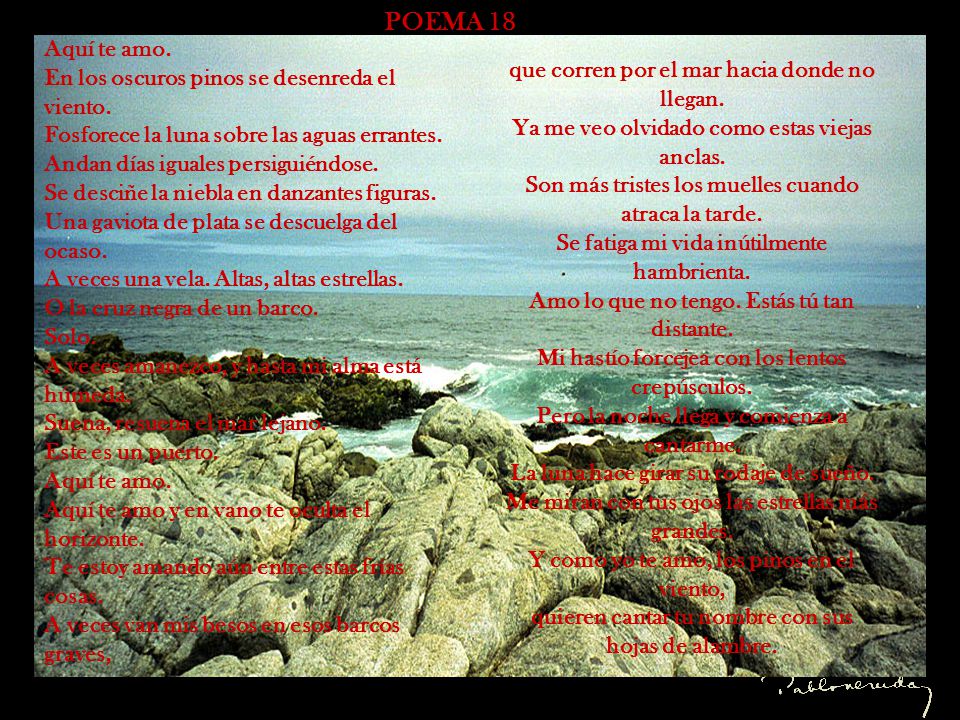 que corren por el mar hacia donde no llegan.