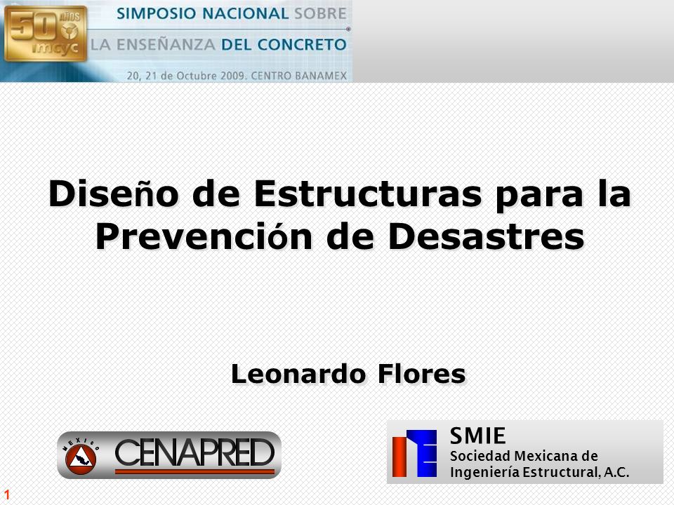 Diseño de Estructuras para la Prevención de Desastres
