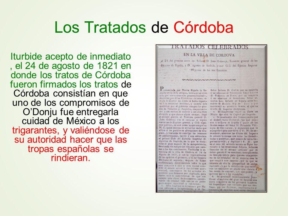 Los Tratados de Córdoba