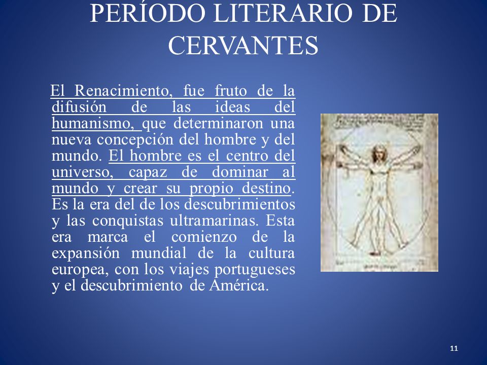 PERÍODO LITERARIO DE CERVANTES