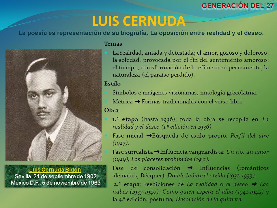 Sevilla, 21 de septiembre de 1902 México D.F., 5 de noviembre de 1963