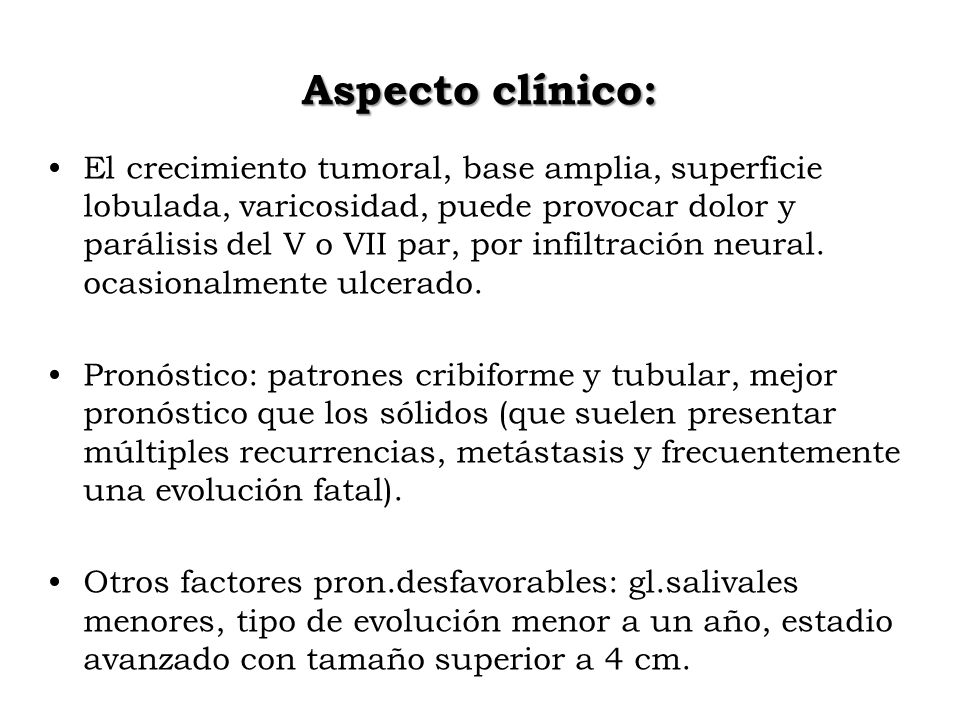 Aspecto clínico: