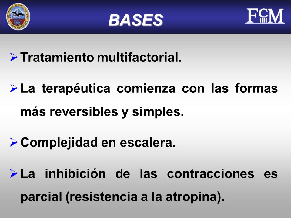 BASES Tratamiento multifactorial.