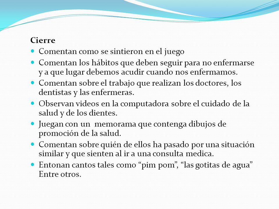 Cierre Comentan como se sintieron en el juego.