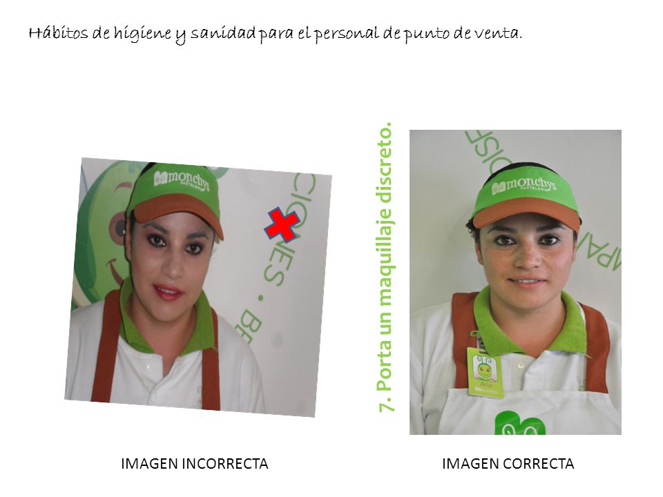 7. Porta un maquillaje discreto.