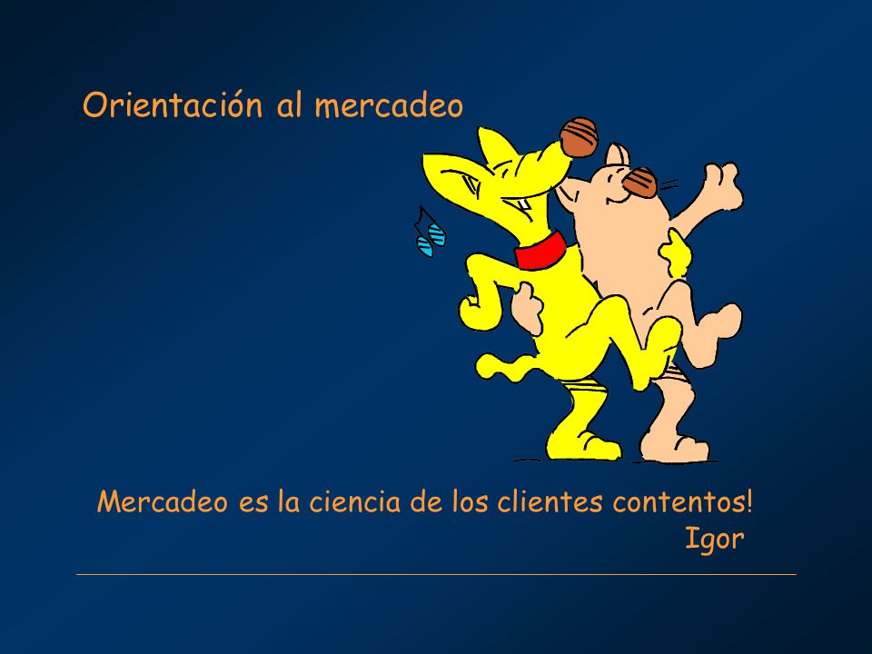 Orientación al mercadeo