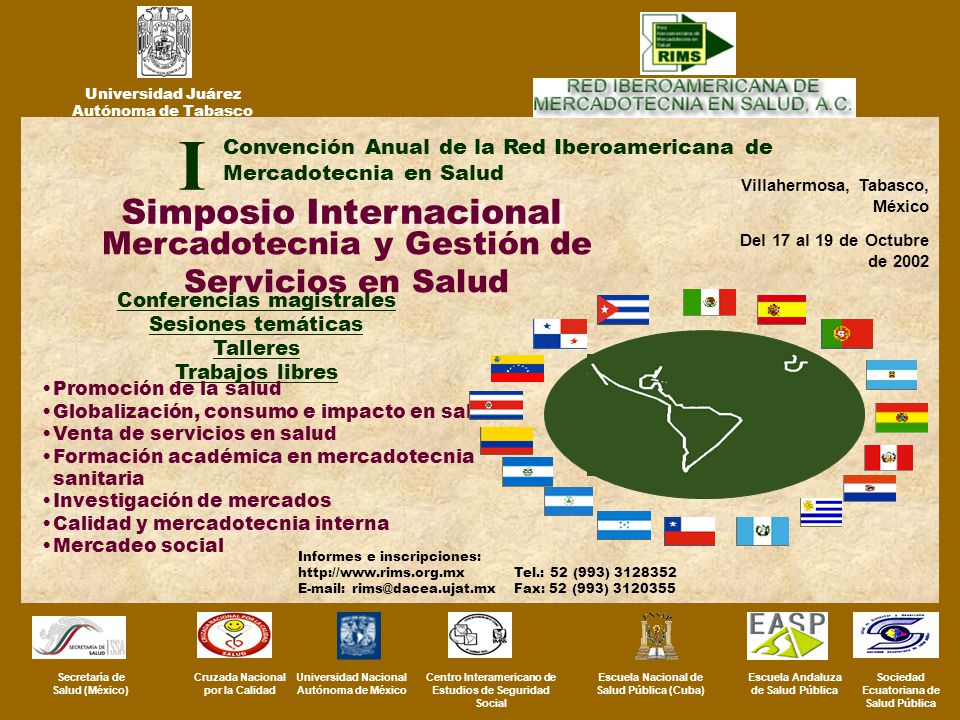 I Simposio Internacional Mercadotecnia y Gestión de Servicios en Salud