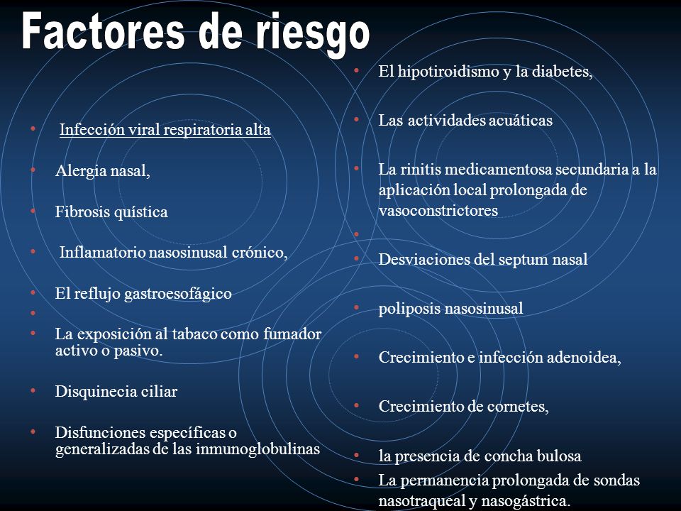 Factores de riesgo El hipotiroidismo y la diabetes,