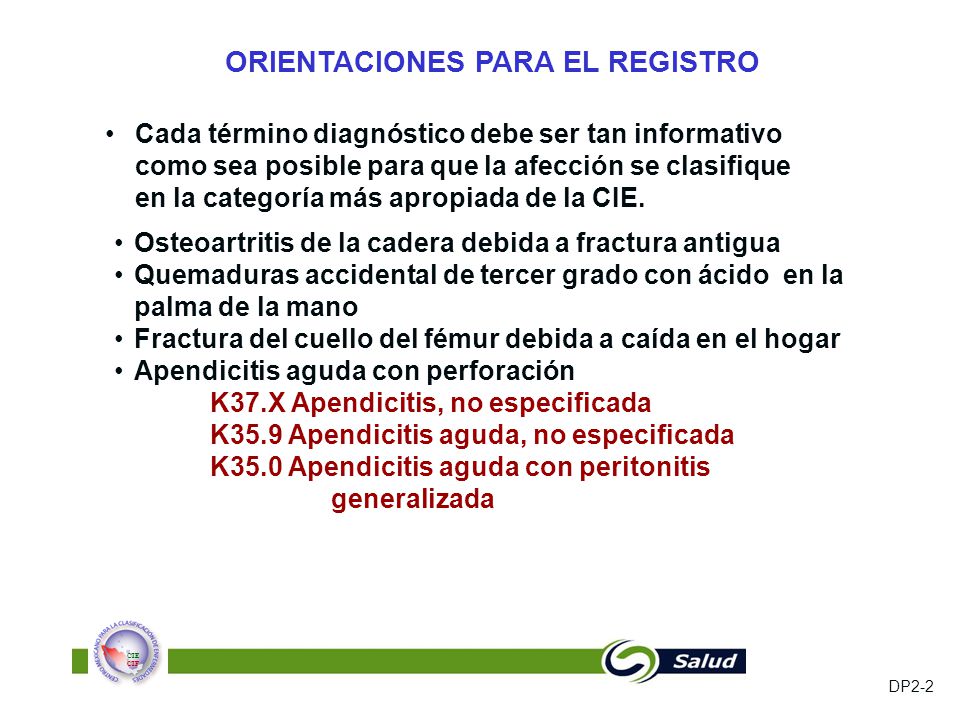 ORIENTACIONES PARA EL REGISTRO