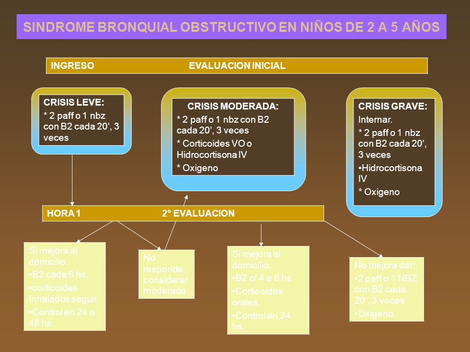 SINDROME BRONQUIAL OBSTRUCTIVO EN NIÑOS DE 2 A 5 AÑOS
