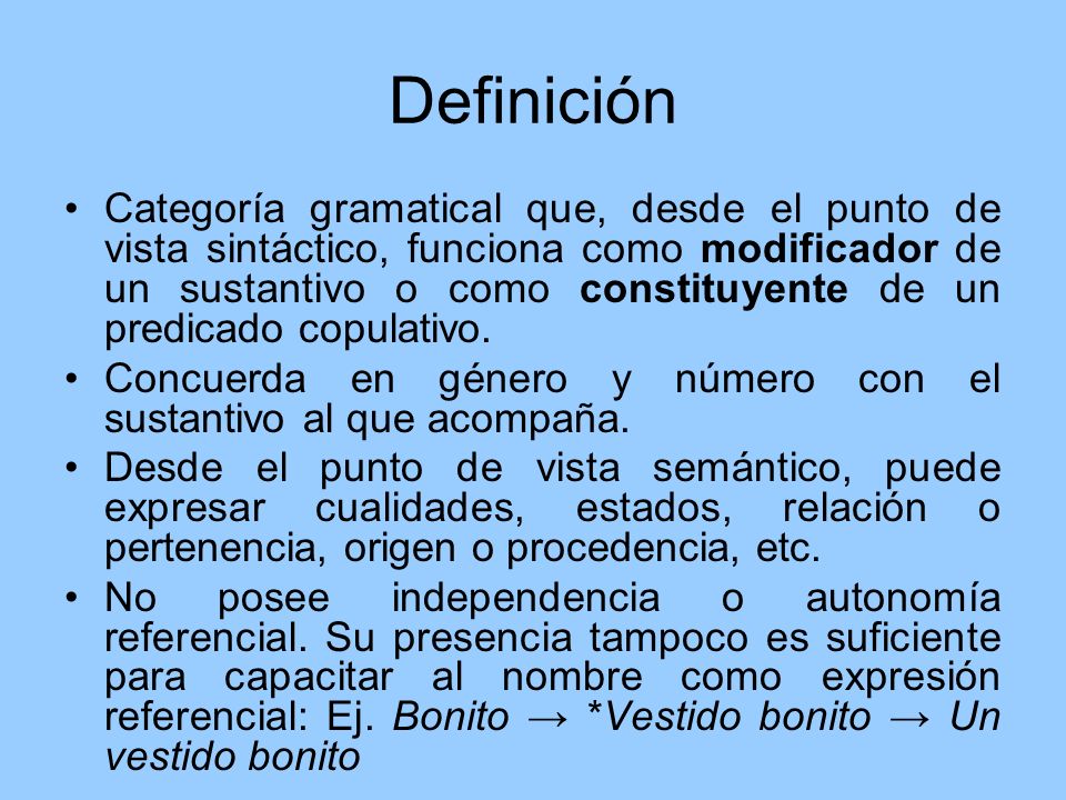 Definición