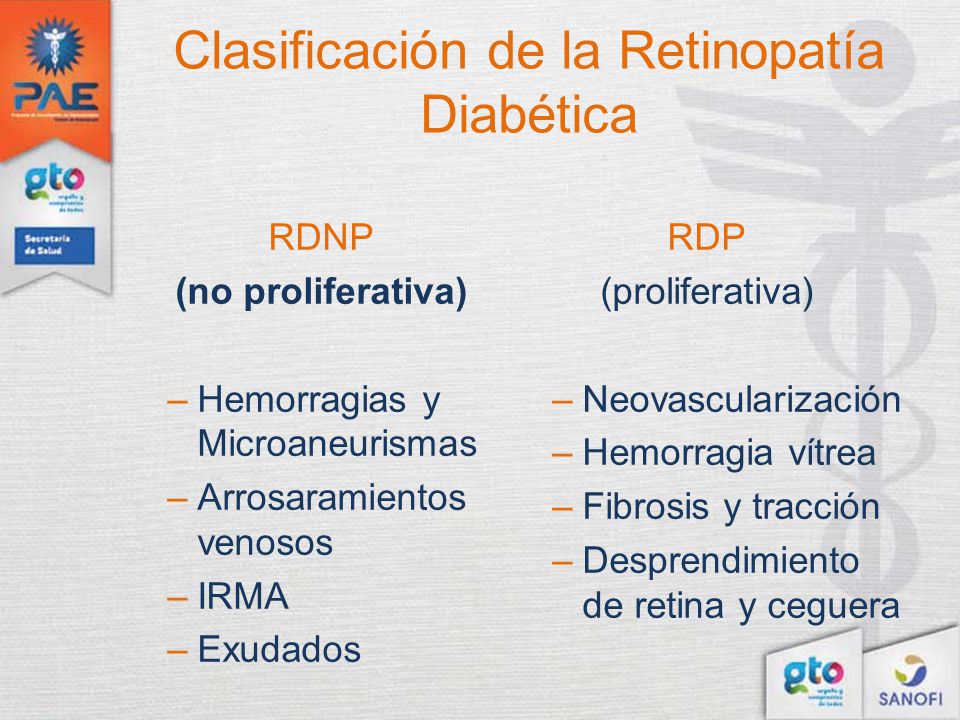 Clasificación de la Retinopatía Diabética