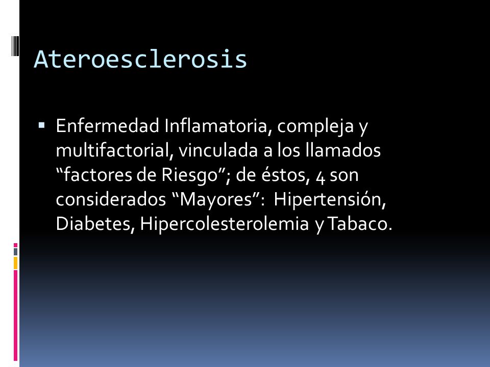 Ateroesclerosis