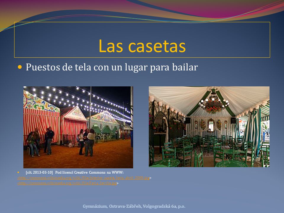 Las casetas Puestos de tela con un lugar para bailar