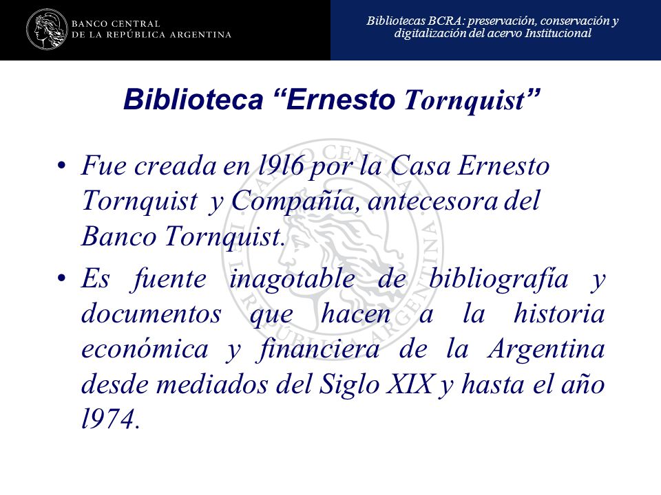 Biblioteca Ernesto Tornquist