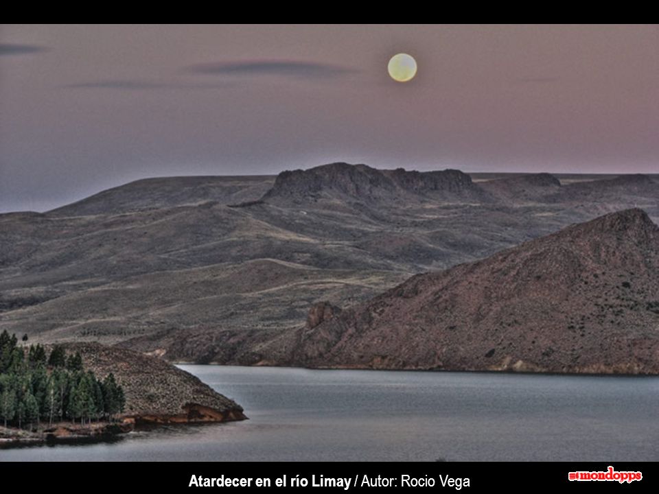 Atardecer en el río Limay / Autor: Rocio Vega