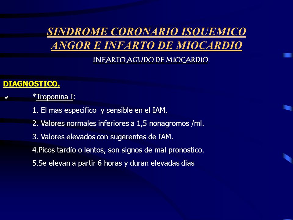 SINDROME CORONARIO ISQUEMICO ANGOR E INFARTO DE MIOCARDIO