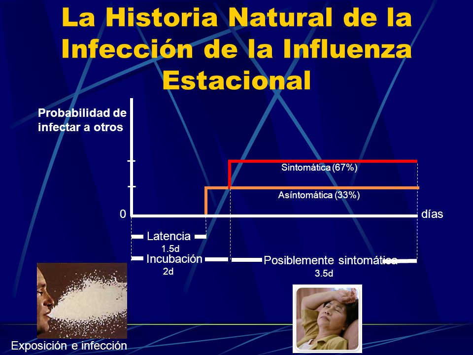 La Historia Natural de la Infección de la Influenza Estacional