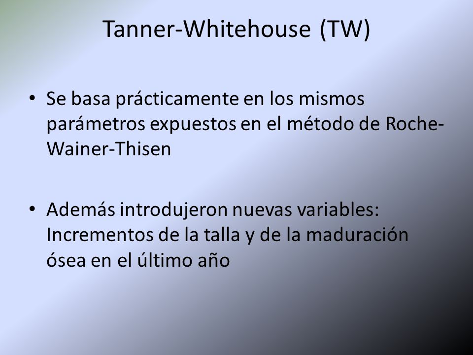 Tanner-Whitehouse (TW)