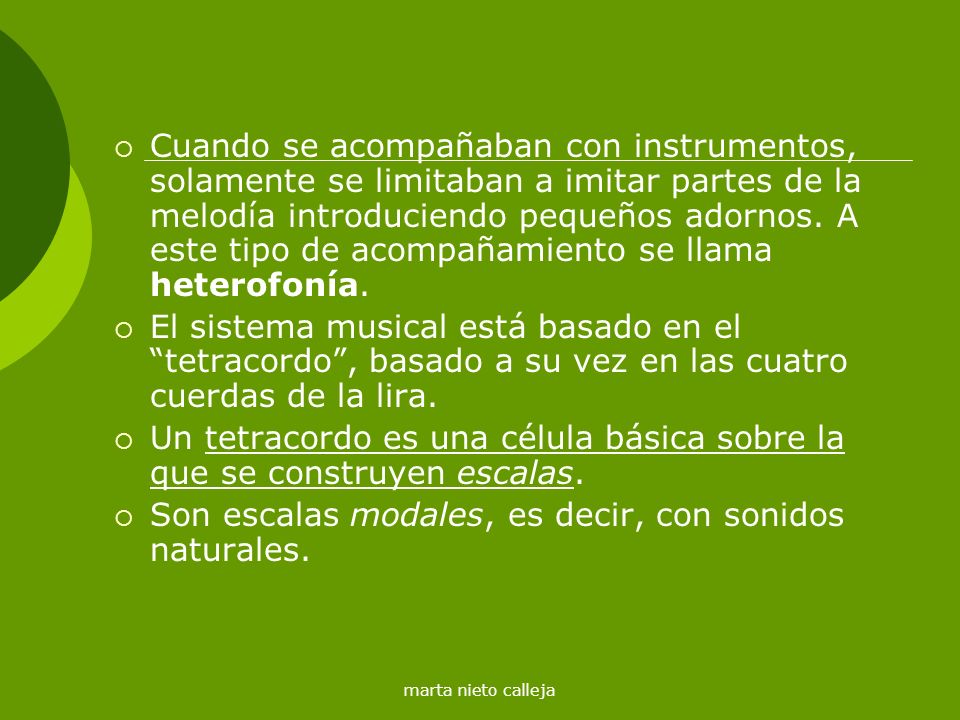 Un tetracordo es una célula básica sobre la que se construyen escalas.