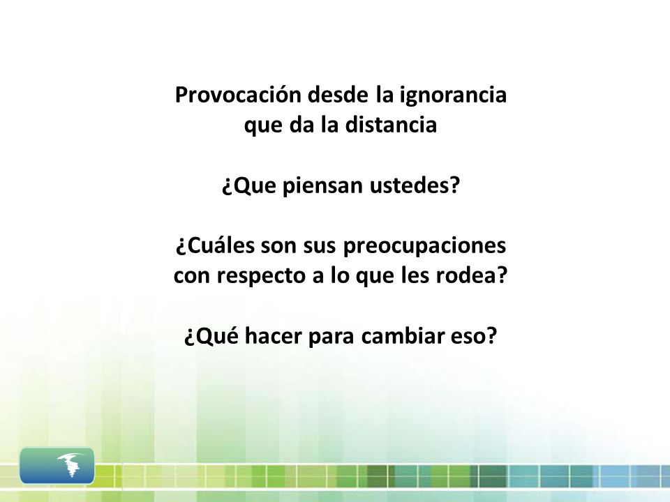 Provocación desde la ignorancia que da la distancia ¿Que piensan ustedes.