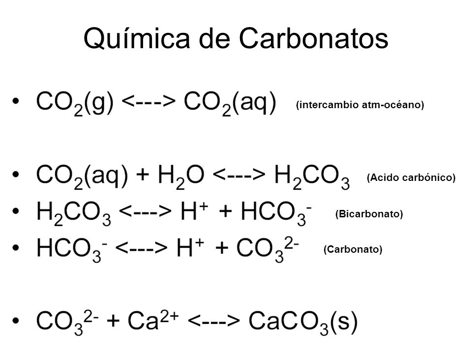 Resultado de imagen de descomposicion acido carbonico