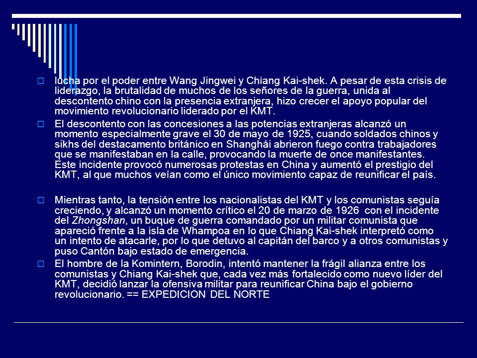 lucha por el poder entre Wang Jingwei y Chiang Kai-shek