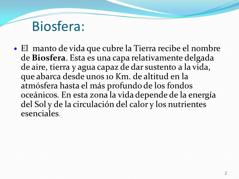Biosfera:
